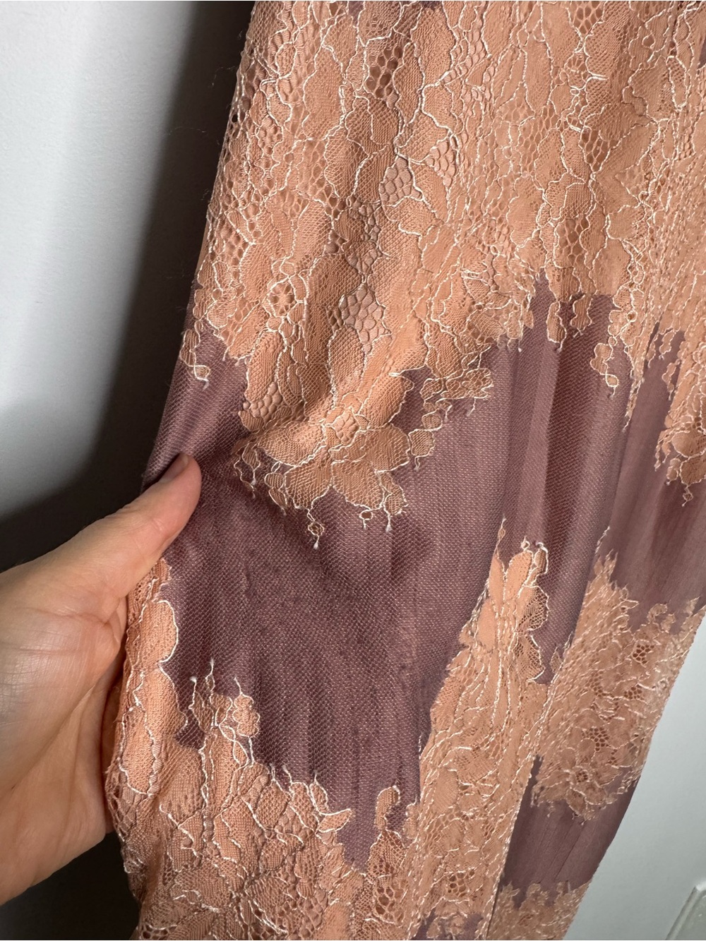 Zara Lace Slip Dress in Blush pink romantic feminine sz small lingerie - Picture 7 of 7